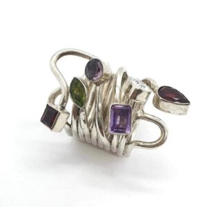 Anello 10 Fili in Argento